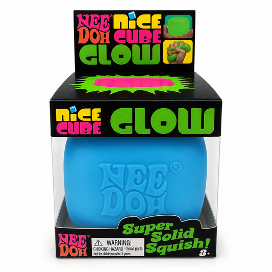 Needoh Nice Cube Glow Blue || نيدو مكعب سويرل مضيئ ازرق