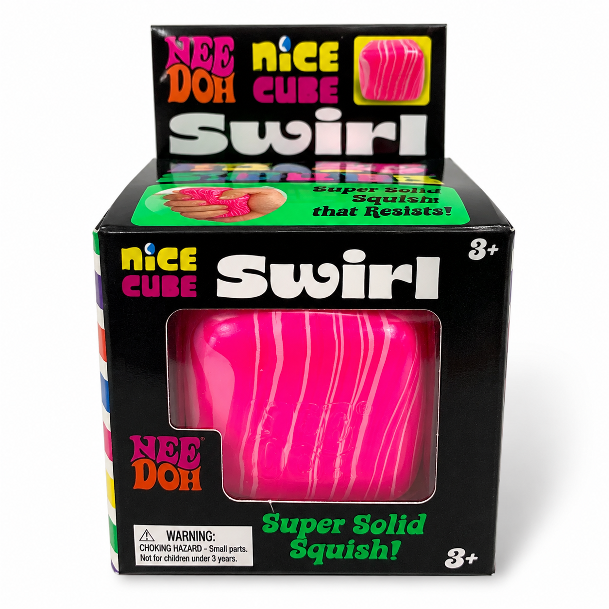 Needoh Nice Cube Swirl Pink || نيدو مكعب سويرل وردي