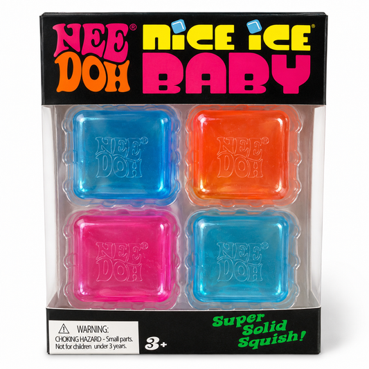 Needoh Nice Ice Baby Mini Cube Pack 4 Colors || نيدو مكعبات ميني 4 لون 