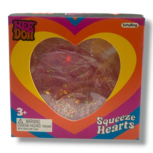 Needoh Squeeze Hearts Squishy Peach || نيدو سكويشي قلب