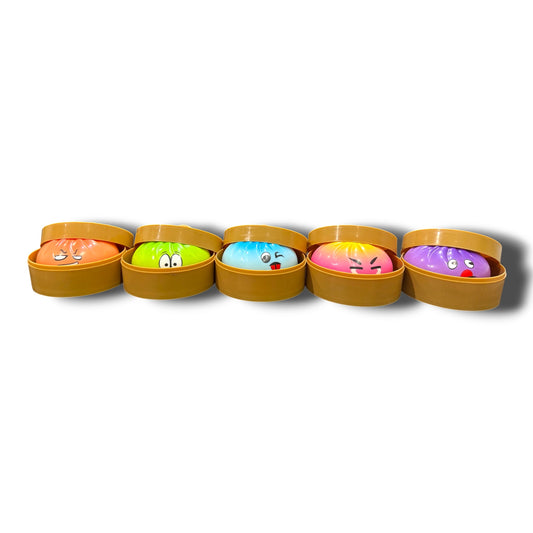 Squishy Dumpling Emoji Faces Assorted Colors || سكوشي دامبلنغ ايموجي الوان متنوعة