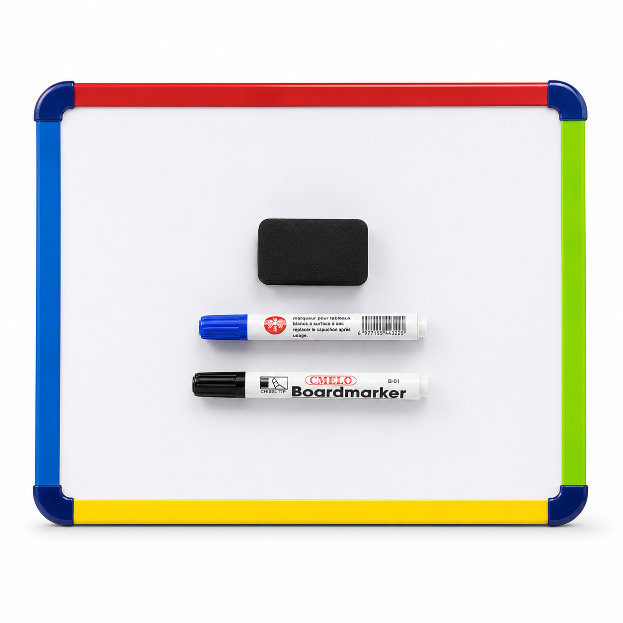 Whiteboard Package A3 Size 2 Markers 1 Eraser || مجموعة صبورة وايت بورد اي ثري مع 2 قلم صبورة و مساحة صغيرة