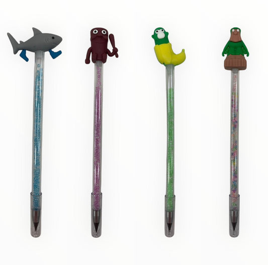 Tung Tung Sahoor and Friends Pencil Assorted Models || قلم رصاص توم توك ساهور موديلات متنوعة
