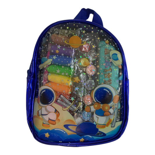 Astronaut Coloring Backpack || شنطة التلوين شكلٍ الفضائي
