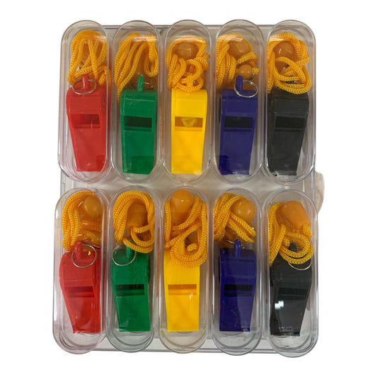 Colored Whistle Assorted Colors || صفارة ملونة الوان متنوعة
