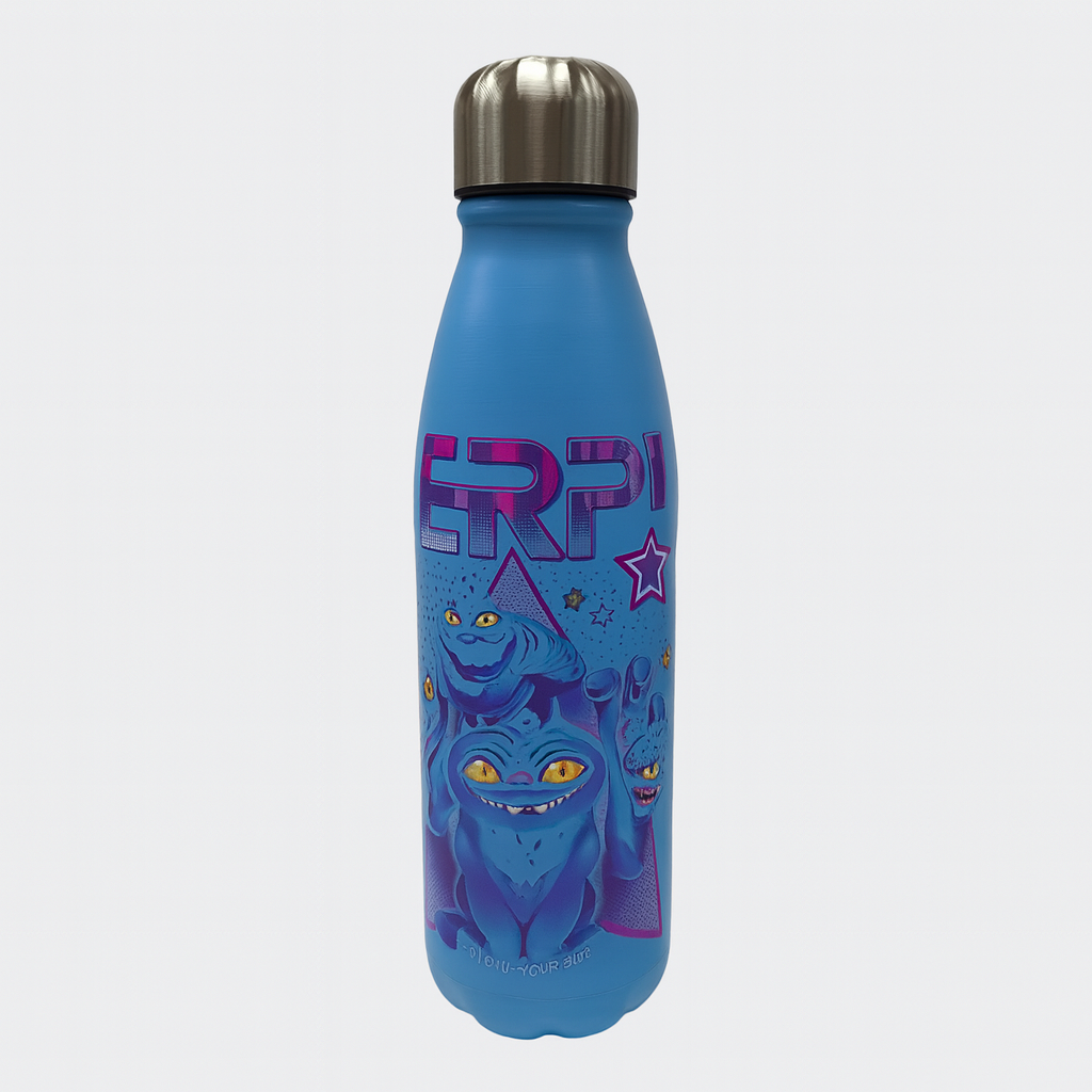Kpop Demon Hunter Steel Water Bottle 500 ml Blue Color || مطارة ماء كي بوب ديمون هنتر لحفظ البرودة و الحرارة ٥٠٠ مل لون ازرق

