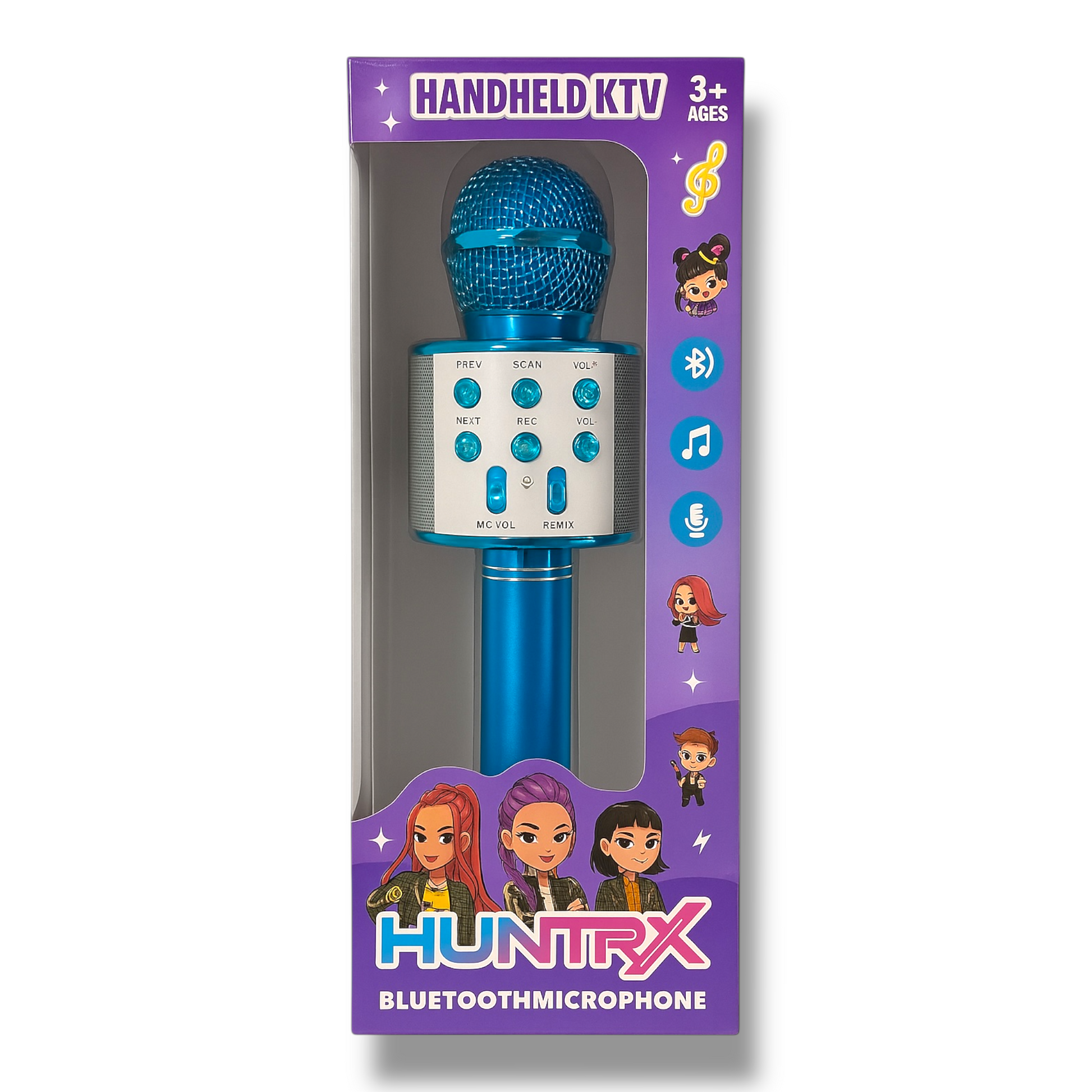 Kpop Demon Hunter Karaoke Microphone Blue Color || لعبة مايكروفون كاريوكي كي بوب ديمون هنتر لون ازرق
