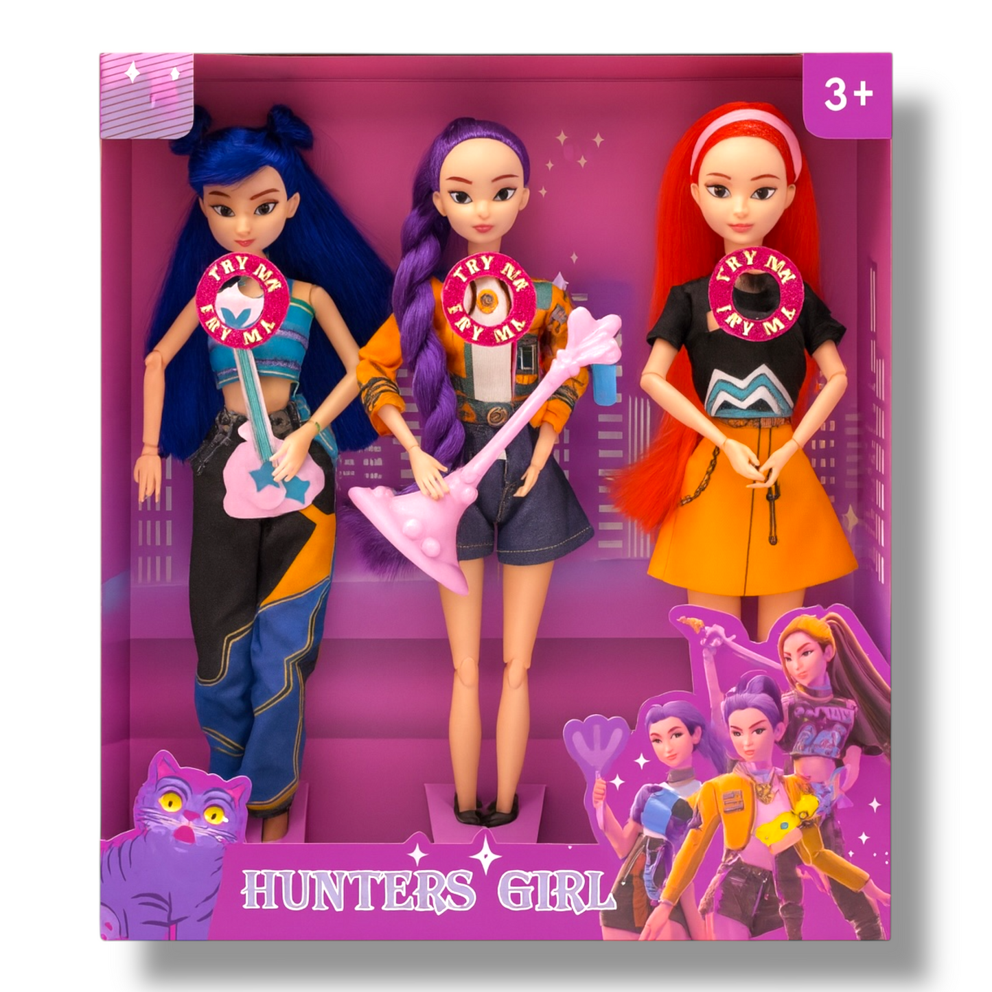 Kpop Demon Hunter Doll Set || دمى كي بوب ديمون هنتر المجموعة كاملة
