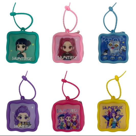 Kpop Demon Hunter Coins Case Assorted Colors || حافظة فلوس كي بوب ديمون هنتر الوان متنوعة
