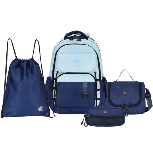 Twins Back to School Backpack Set 4 Pcs || مجموعة العودة الى المدرسة طقم ٤ قطع جنطة طهر و مقلمة و شنطة اكل و حقيبة رياضة #10