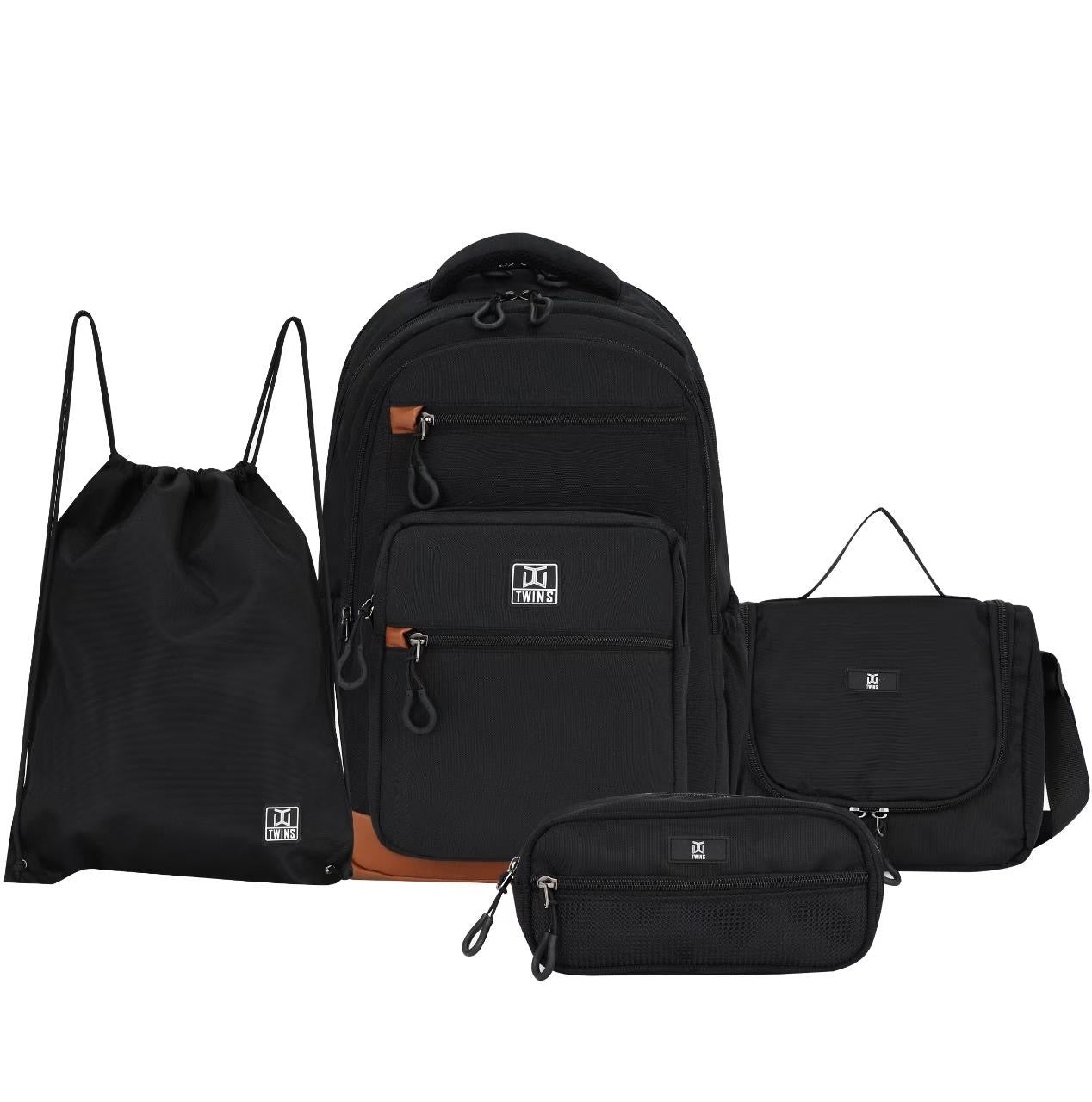 Twins Back to School Backpack Set 4 Pcs || مجموعة العودة الى المدرسة طقم ٤ قطع جنطة طهر و مقلمة و شنطة اكل و حقيبة رياضة #4