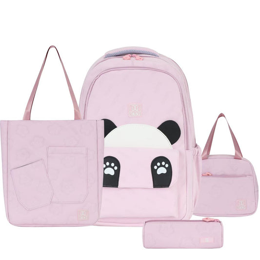 Twins Back to School Backpack Set 4 Pcs || مجموعة العودة الى المدرسة طقم ٤ قطع جنطة طهر و مقلمة و شنطة اكل و حقيبة رياضة #24