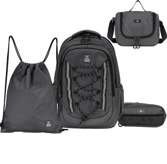 Twins Back to School Backpack Set 4 Pcs || مجموعة العودة الى المدرسة طقم ٤ قطع جنطة طهر و مقلمة و شنطة اكل و حقيبة رياضة #11