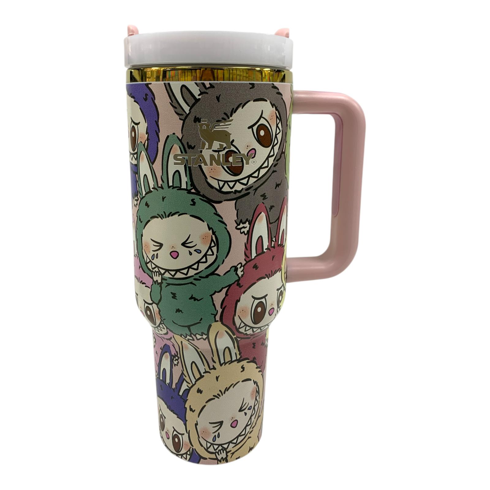 Labubu X Stanley Collab Water Bottle || مطارة ماء لابوبو ستانلي #٢