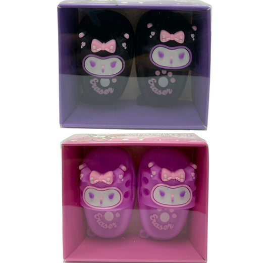 Kuromi Slipper Eraser Assorted Color || مساحة كورومي الوان متنوعة