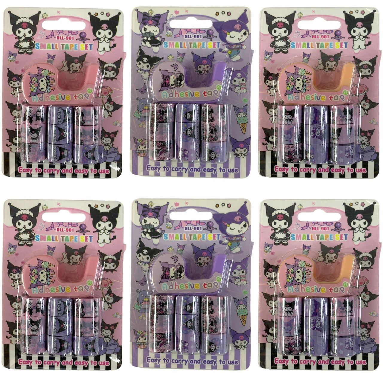 Kuromi Tape with Dispenser Assorted Model || تيب كورومي مع قاطع موديلات متنوعة