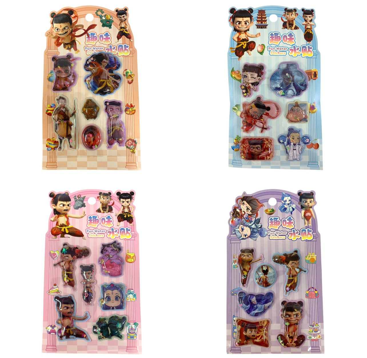 Neezha Water Stickers Assorted Models || ستيكرات نيزها موديلات متنوعة