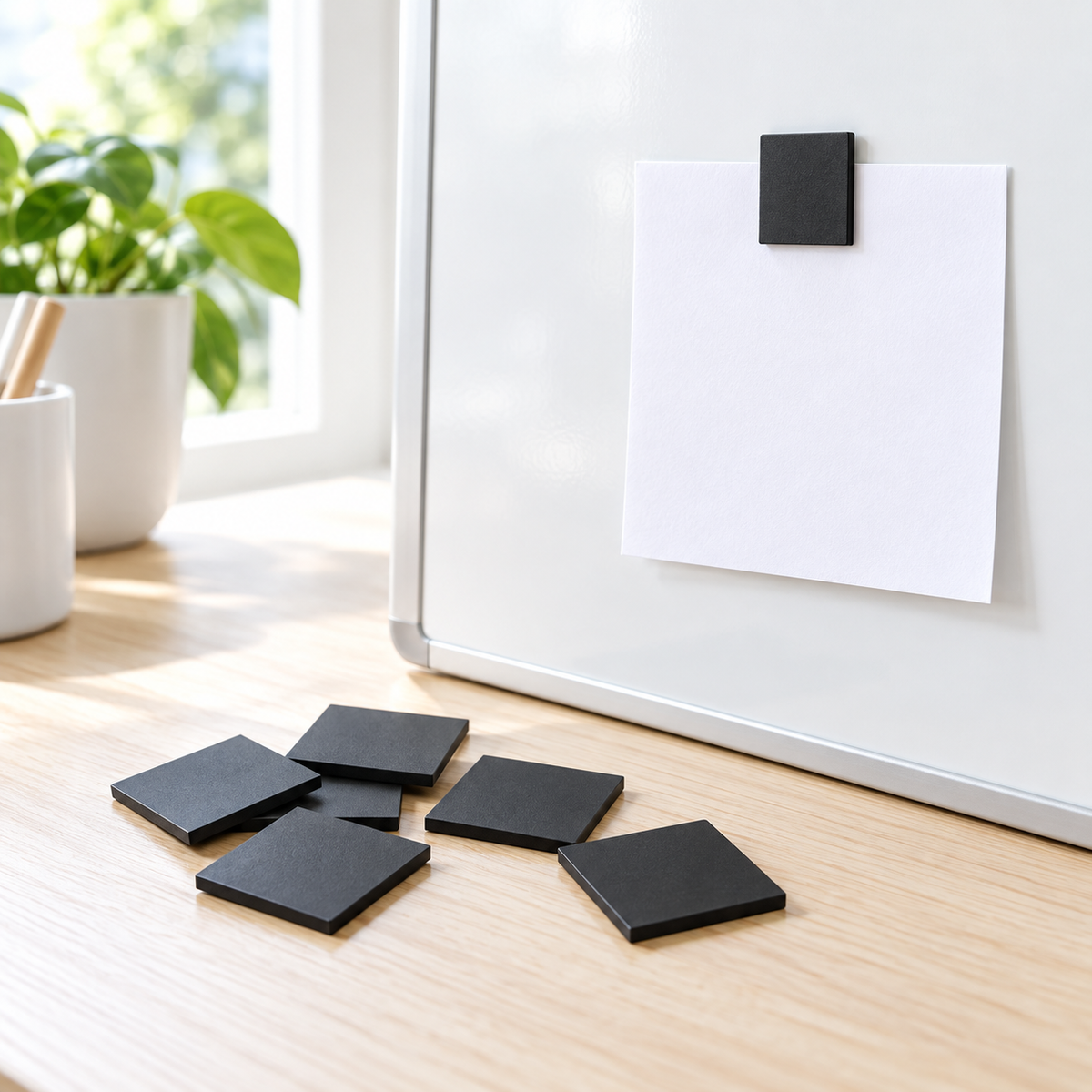 A&T Square Magnets || مغناطيس مربع لاصق