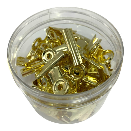 A&T Paper Clips 31 ml Gold || مشبك ورق اي اند تي ذهبي ٣١ مل