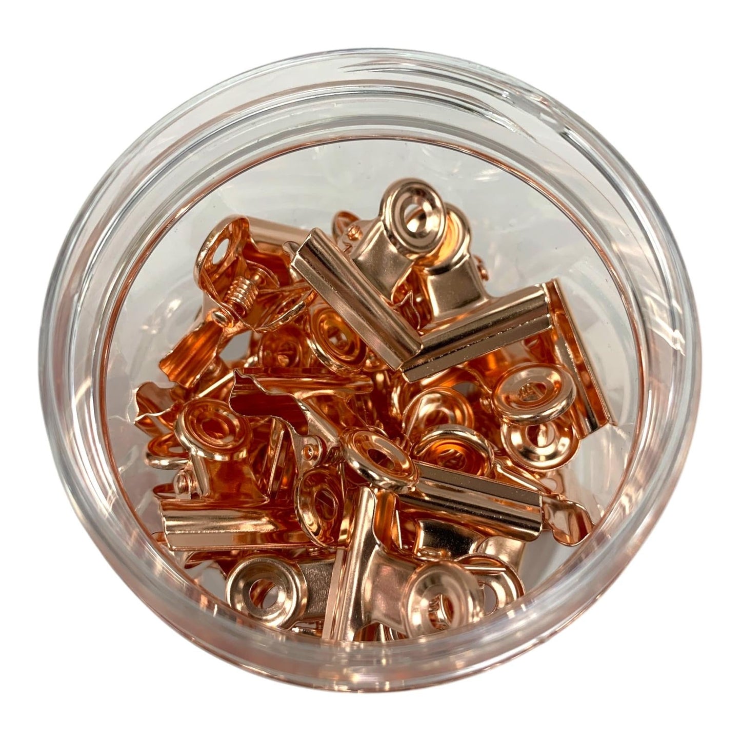 A&T Paper Clips 22 ml Rose Gold || مشبك ورق اي اند تي روز قولد ٢٢ مل