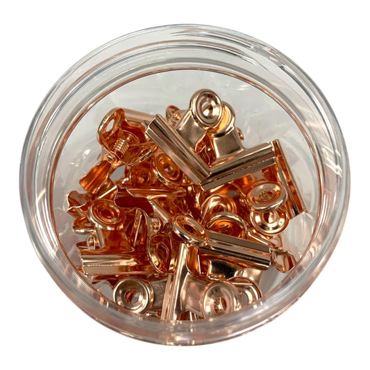 A&T Paper Clips 22 ml Rose Gold || مشبك ورق اي اند تي روز قولد ٢٢ مل
