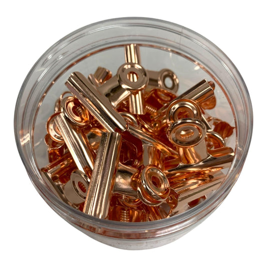 A&T Paper Clips 31 ml Rose Gold || مشبك ورق اي اند تي روز قولد ٣١ مل