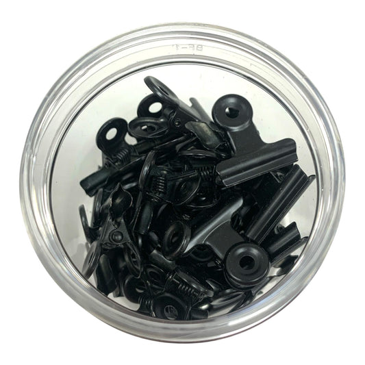 A&T Paper Clips 22 ml Black || مشبك ورق اي اند تي اسود ٢٢ مل