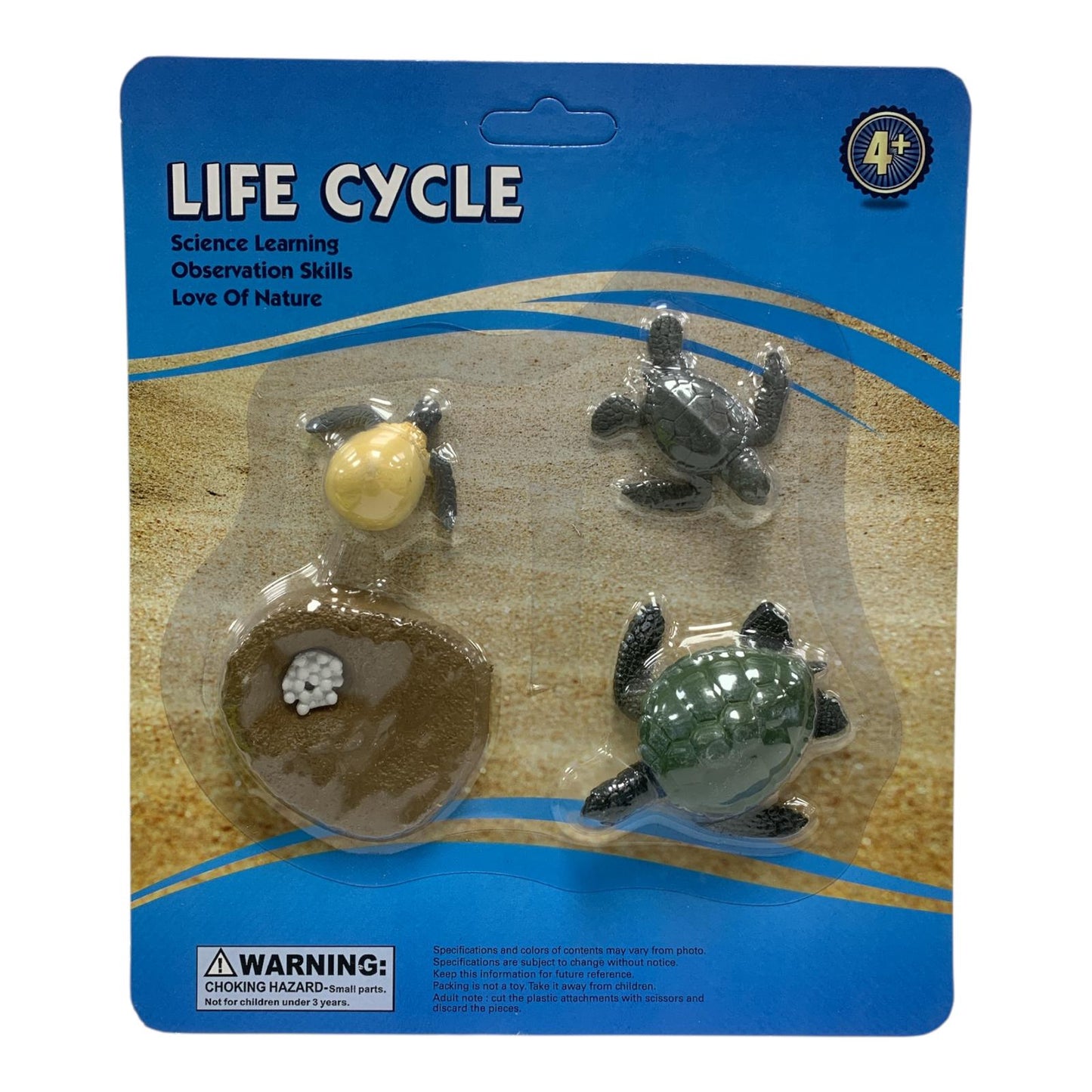 Educational Scientific Toys Life Cycle Set Turtle || مجموعة العاب علمية دورة حياة السلحفاة