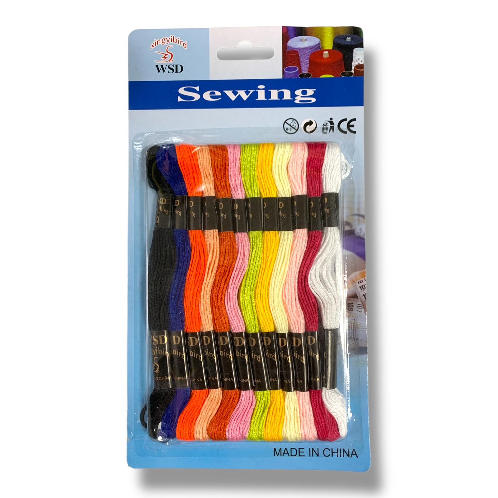 Knitting and Crochet Colored Threads || خيوط للخياطة و الكروشيه الوان متنوعة 