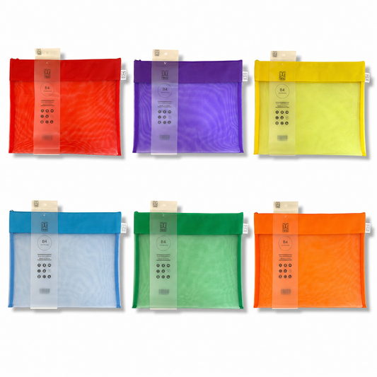 Zipper File B4 Assorted Colors || ملف سحاب حجم بي فور الوان متنوعة