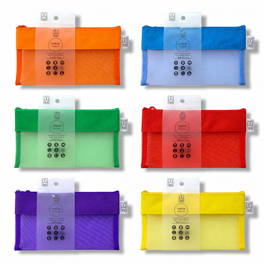 Zipper File Check Size Assorted Colors || ملف سحاب حجم مقلمة الوان متنوعة