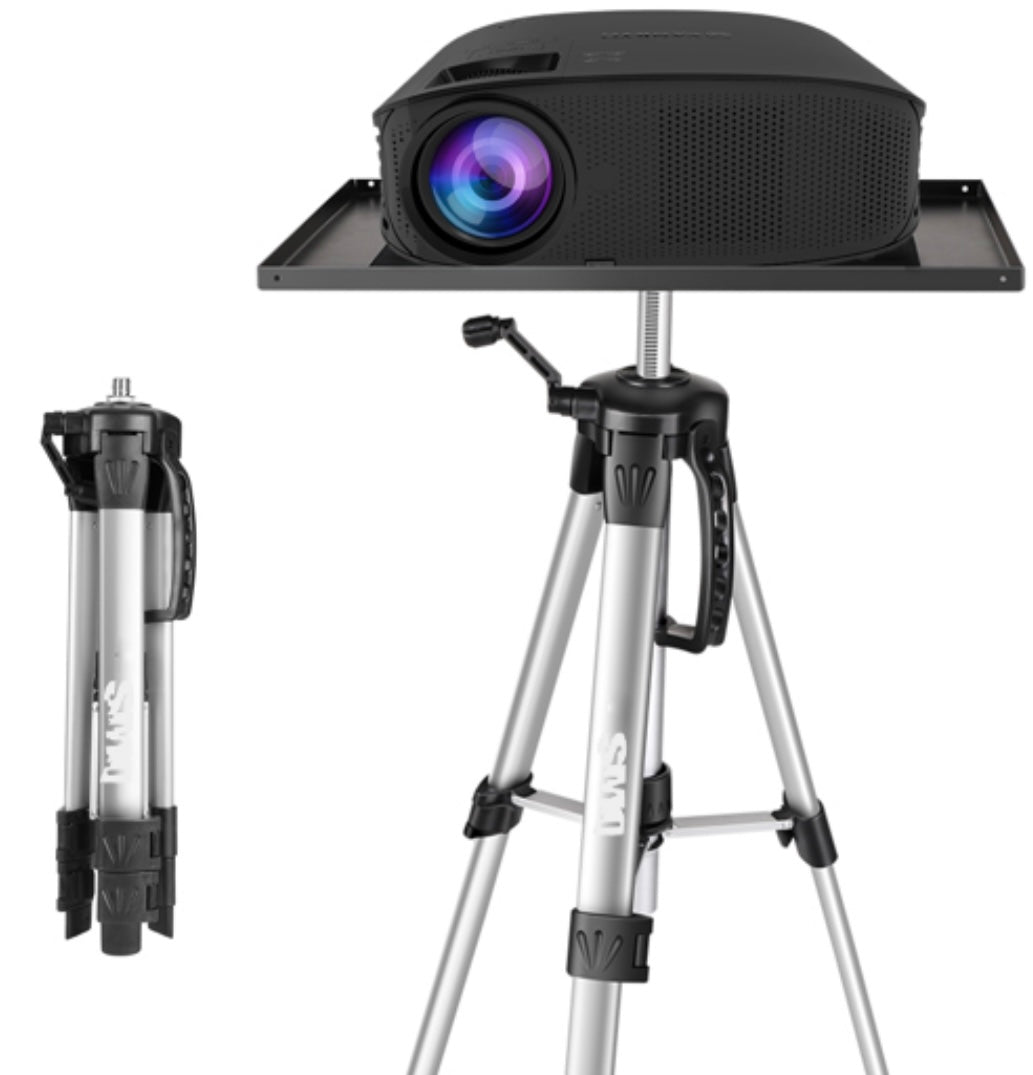 SMQ Professional Portable Projector Stand With Bag - Aluminum || إس إم كيو ستاند بروجكتور إحترافي- متنقل +حقيبة تخزين
