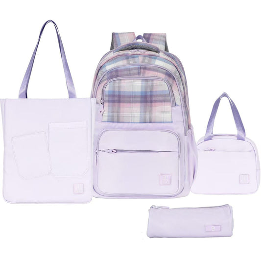 Twins Back to School Backpack Set 4 Pcs || مجموعة العودة الى المدرسة طقم ٤ قطع جنطة طهر و مقلمة و شنطة اكل و حقيبة رياضة #20