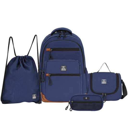 Twins Back to School Backpack Set 4 Pcs || مجموعة العودة الى المدرسة طقم ٤ قطع جنطة طهر و مقلمة و شنطة اكل و حقيبة رياضة #2