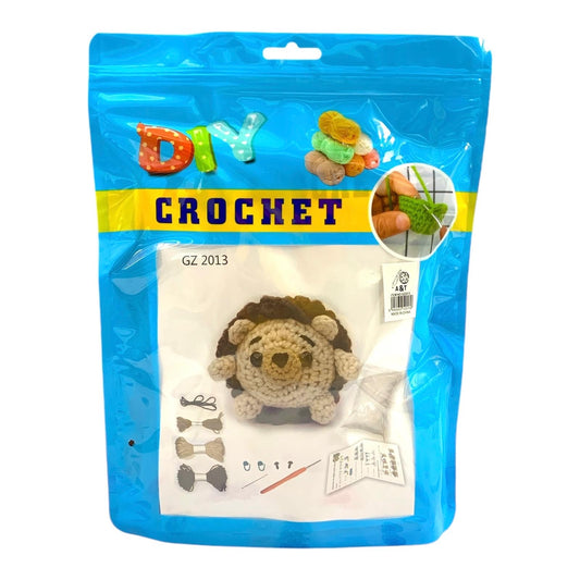 Hedge Hog Crochet Package with Turorial	مجموعة كروشيه مع فيديو توضيحي شكل قنفذ
