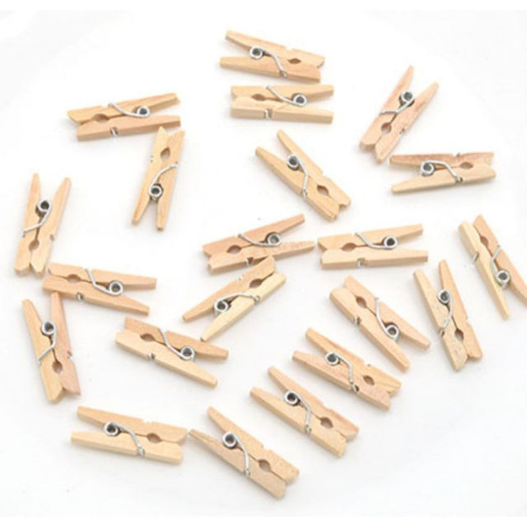 Wooden Paper Clip || مشابك خشب شكل ملقط