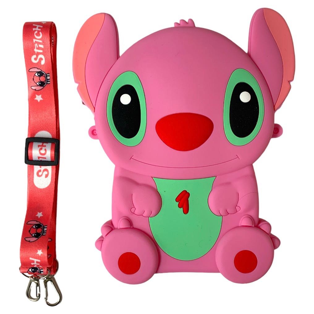 Stitch Bag 13 Cm Pink || جنطة ستيتش جانبية ١٣ سم لون وردي
