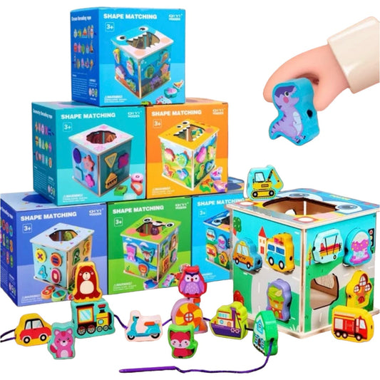 Shape Matching Puzzle Cube || بازل مكعب اشكال