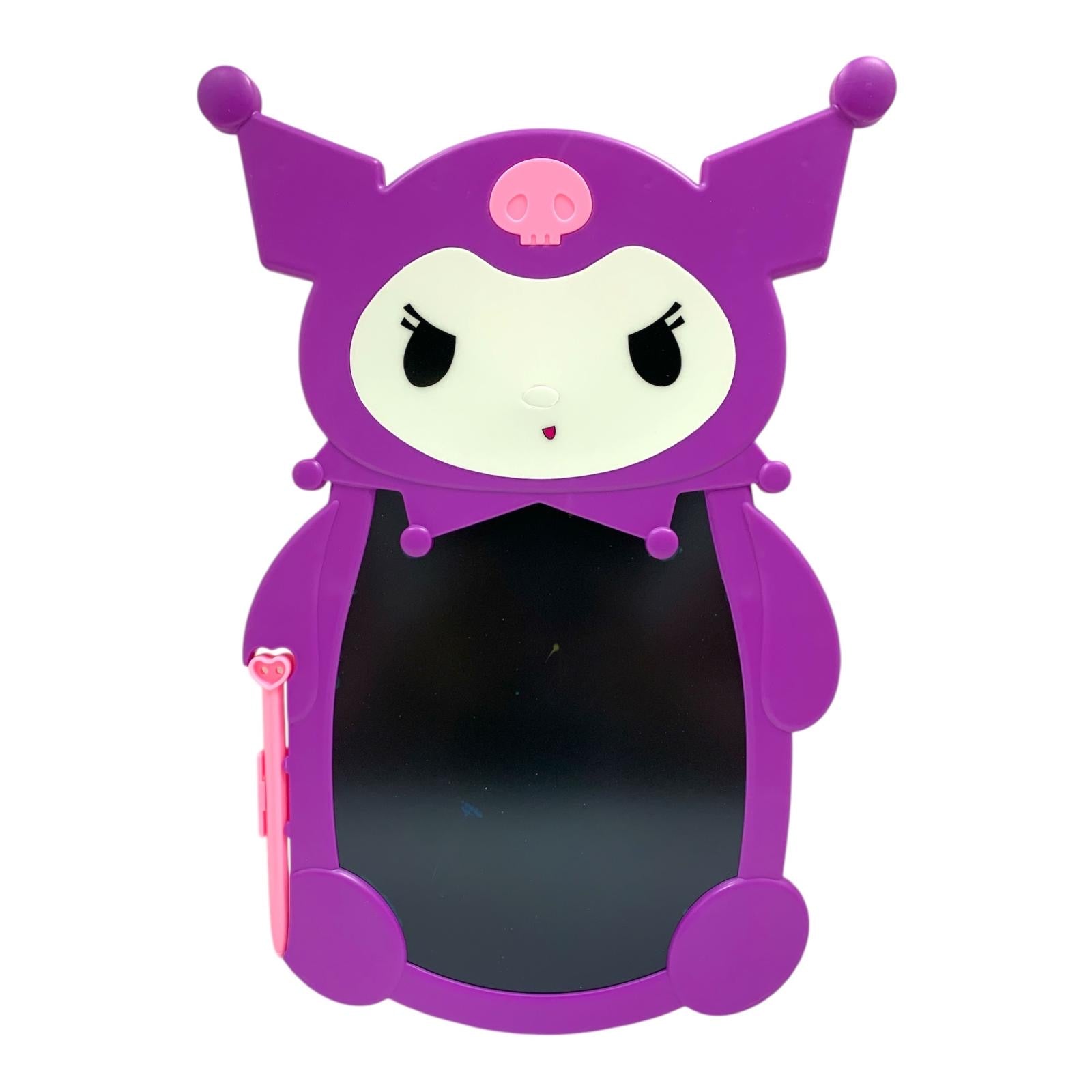 Purple Kuromi LCD Writing Tablet Digital Note Board || لوح كتابة كورومي بنفسجي