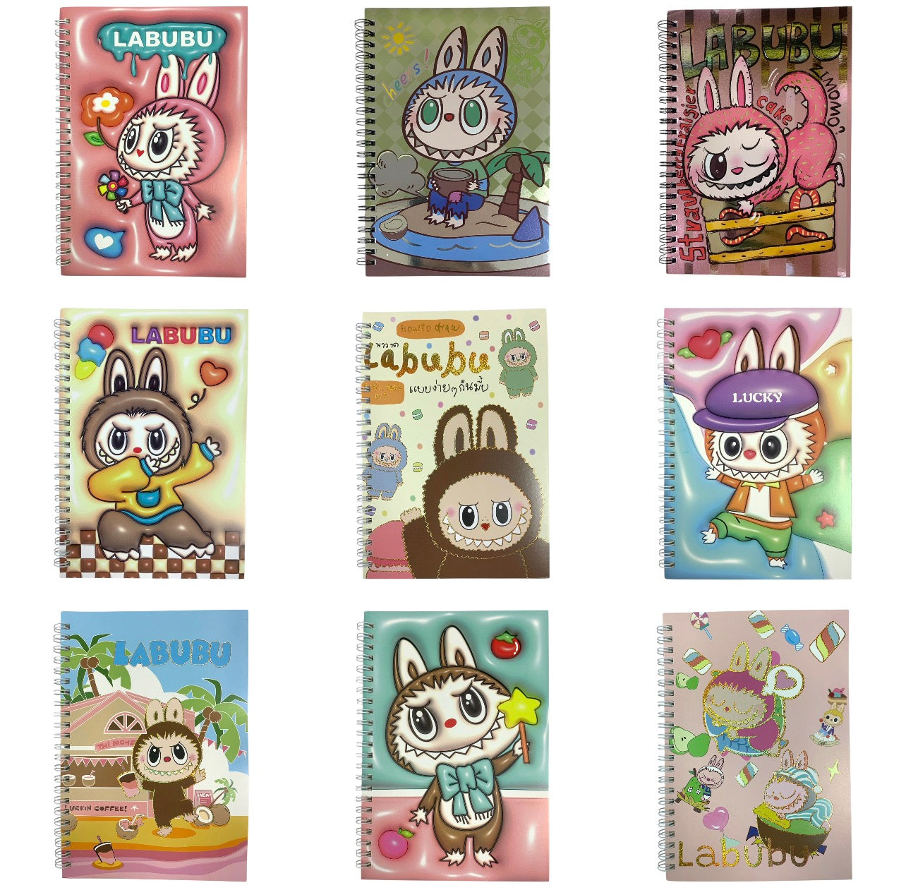 Labubu Notebook A5 Size Assorted Models || دفتر لابوبو حجم اي فايف موديلات متنوعة