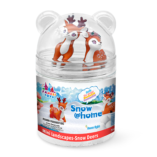 Snow Home Snow Deers || لعبة الثلج الصناعي مع غزلان