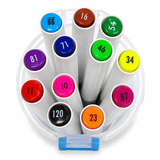 Twins Safe For Kids Colored Markers Set 12 || الوان شينية  توينز امنة للاطفال 12 لون