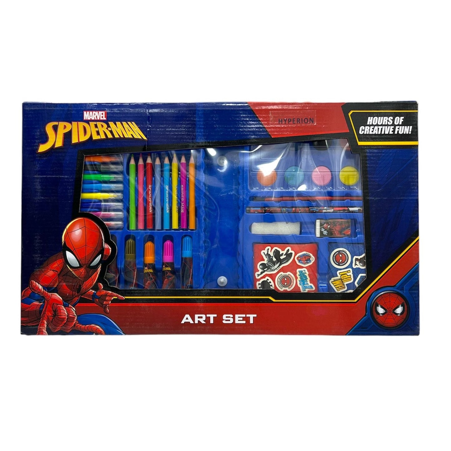 Spider Man Art Set || مجموعة تلوين ولادي سبايدر مان