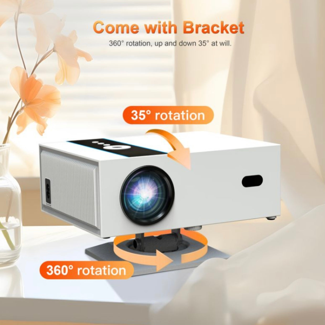 SMQ Projector X6 (360º rotation) || بروحكتر اس ام كيو بدوران ٣٦٠ درجة