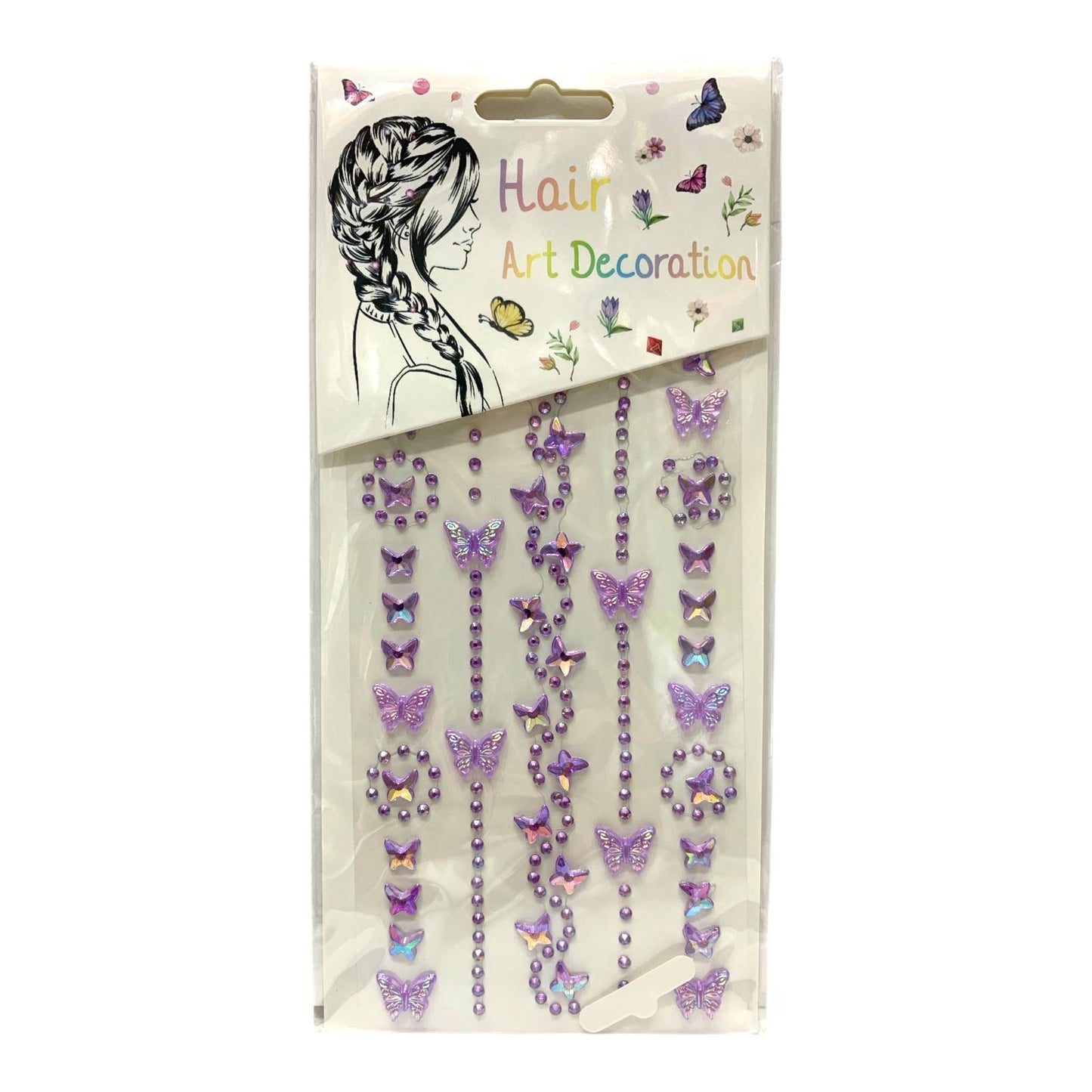 Hair Art Decoration Model Stickers #6 || ستيكرات فنية للشعر موديل رقم #٦