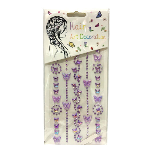 Hair Art Decoration Model Stickers #6 || ستيكرات فنية للشعر موديل رقم #٦