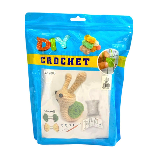 Snail Crochet Package with Turorial || مجموعة كروشيه مع فيديو توضيحي شكل حلزون