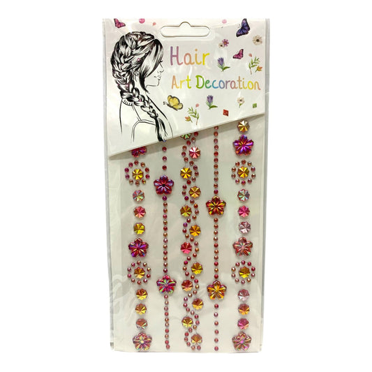 Hair Art Decoration Model Stickers #8 || ستيكرات فنية للشعر موديل رقم #8