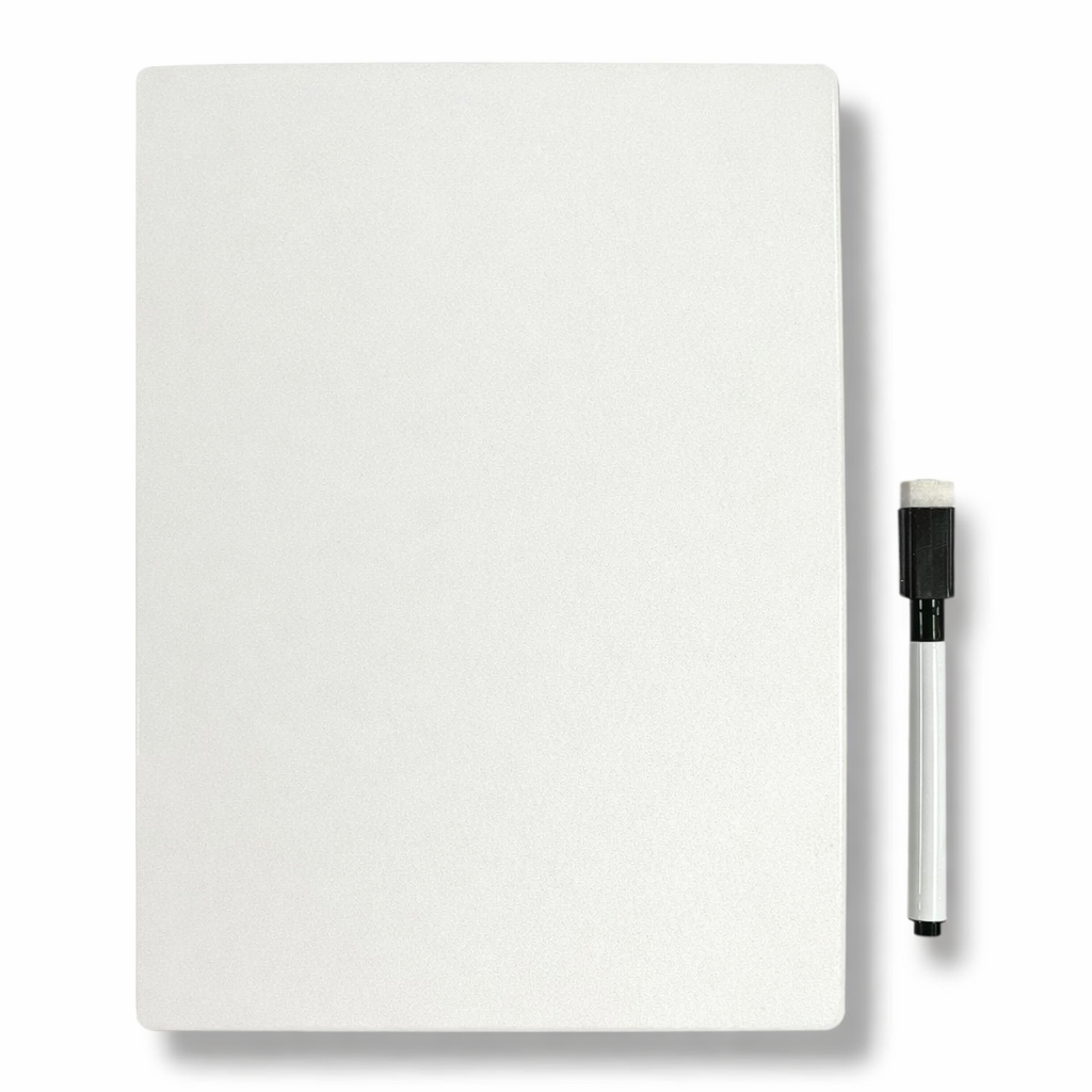 A&T Sticky Whiteboard Plain White || سبورة لاصقة لون ابيض سادة اي اند تي مع قلم صبورة