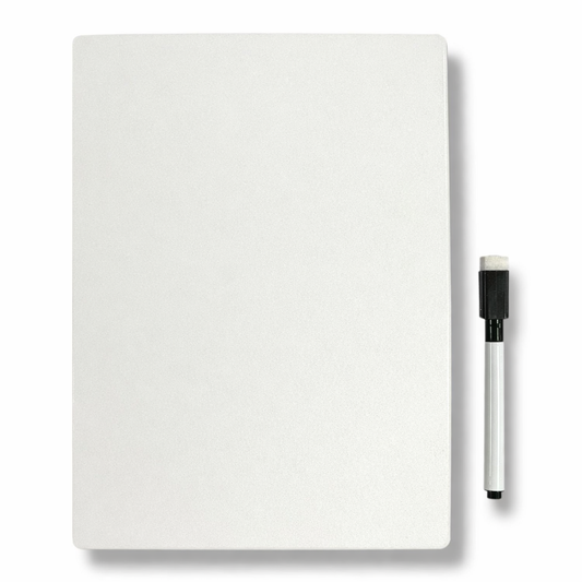 A&T Sticky Whiteboard Plain White || سبورة لاصقة لون ابيض سادة اي اند تي مع قلم صبورة